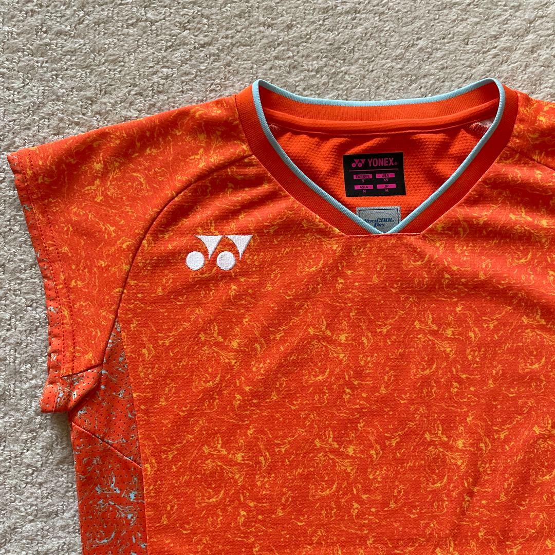 YONEX テニスウェアセット オレンジ・水色