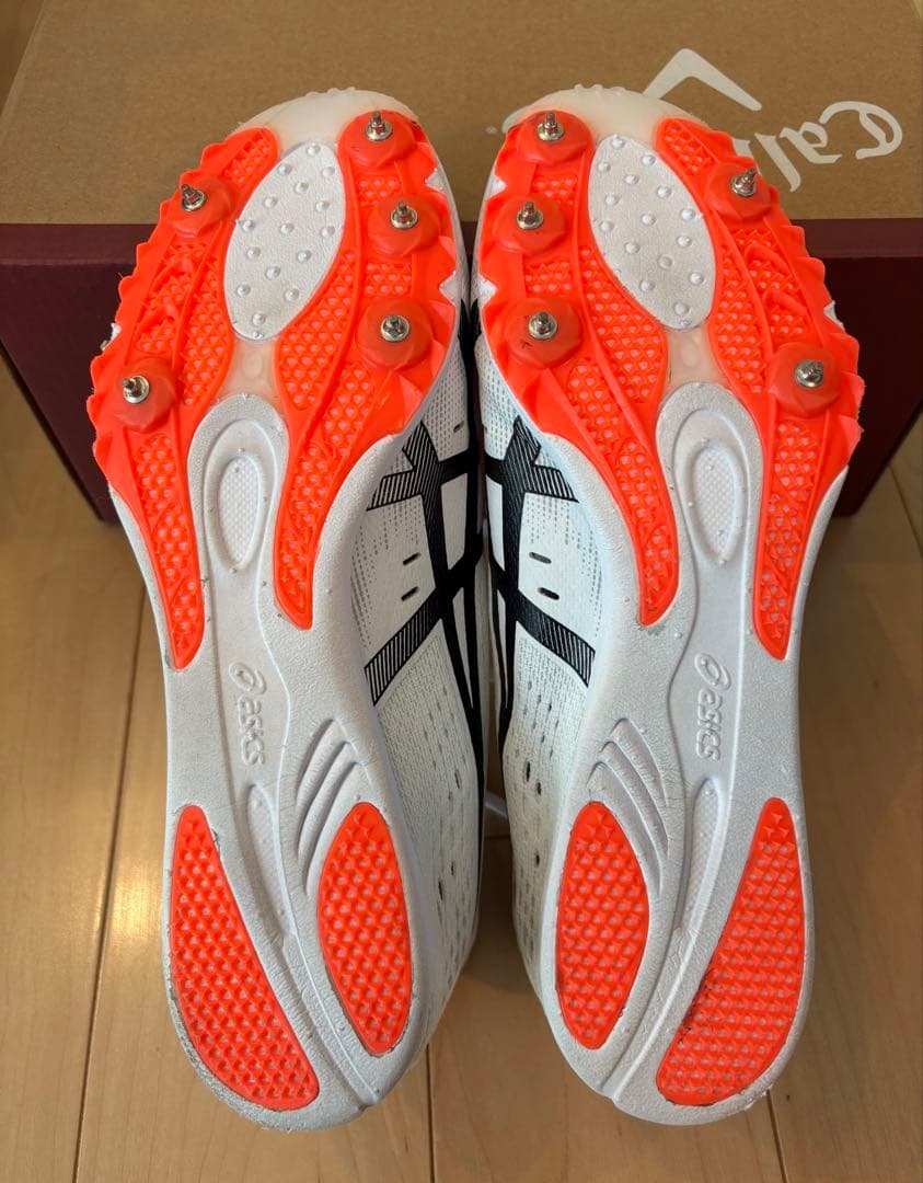【美品】アシックス26.5㎝　陸上スパイク GUN LAP3 中長距離用