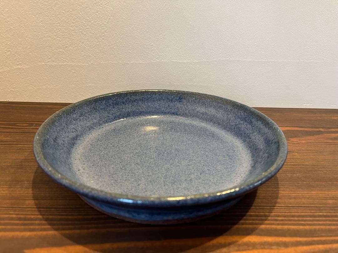 小澤基晴さん　すみれ７寸深皿　１枚　作家さん器　未使用品
