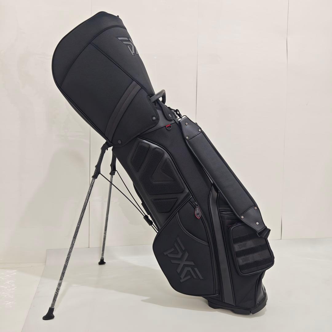 【即発送】 PXG ゴルフ キャディバッグ スタンド式 ブラック 6分割ブラック