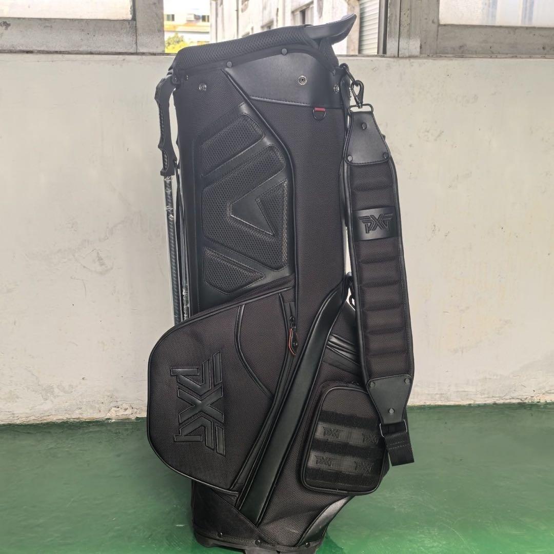 【即発送】 PXG ゴルフ キャディバッグ スタンド式 ブラック 6分割ブラック