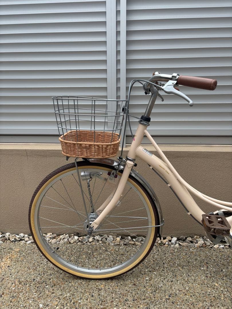 【美品】あさひ　ASAHIフェリークJr. 22インチ 子供　サイクル クリーム