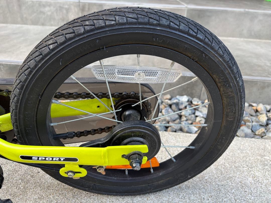 ストライダー STRIDER 14X ライムイエロー 廃盤 自転車 限定色 愛知