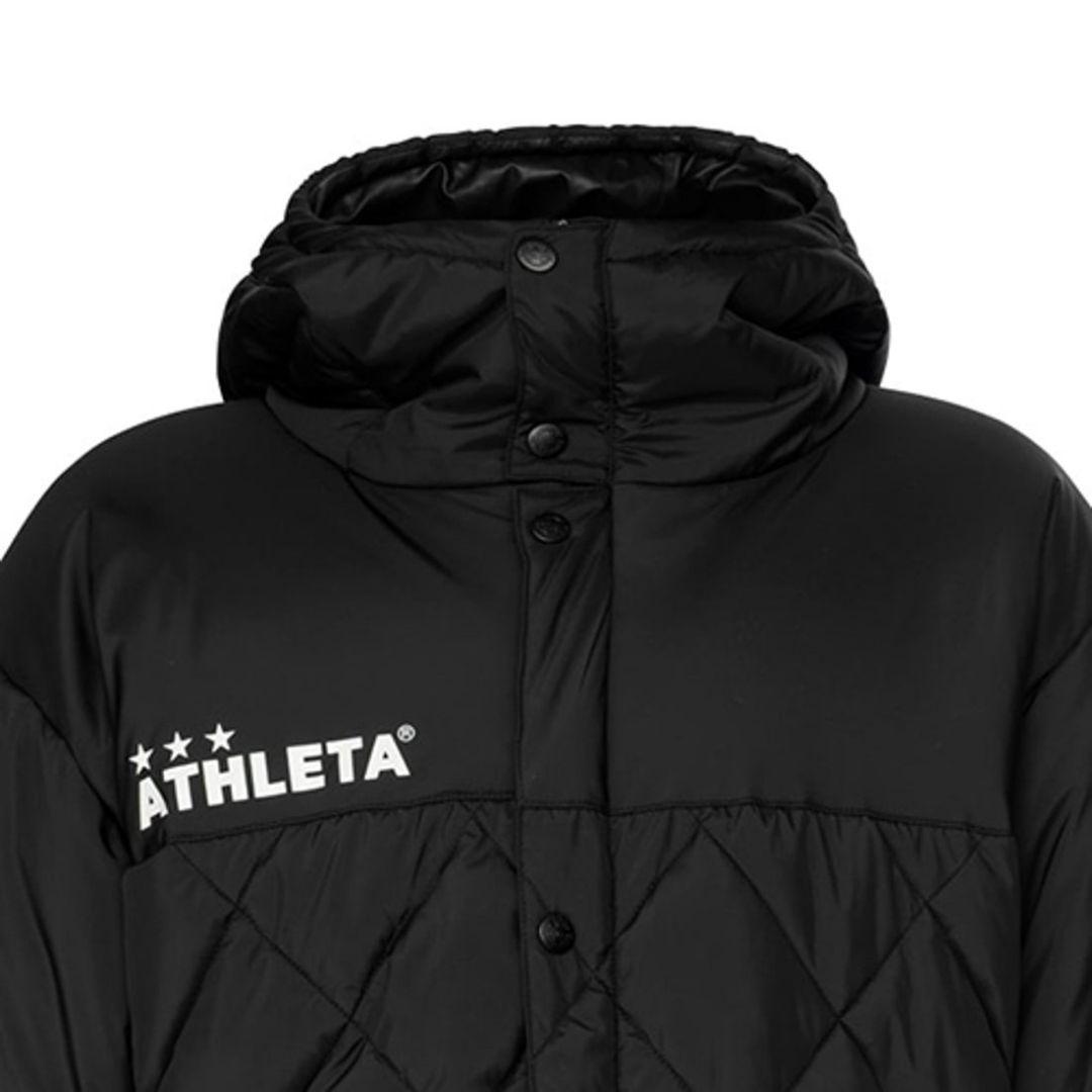 【ATHLETA(アスレタ)】 ベンチコート・ブラック・Ｏサイズ(使用品)