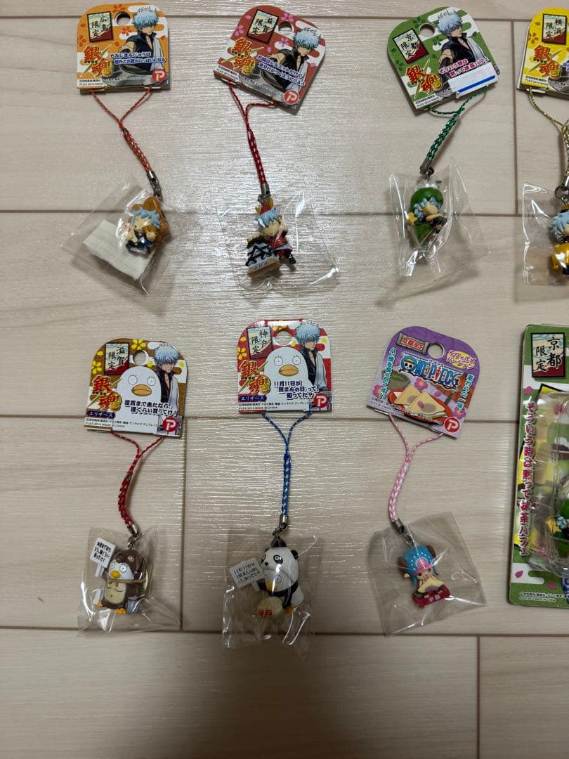 銀魂　ワンピース　坂田銀時　エリザベス　チョッパー　ご当地　ストラップ