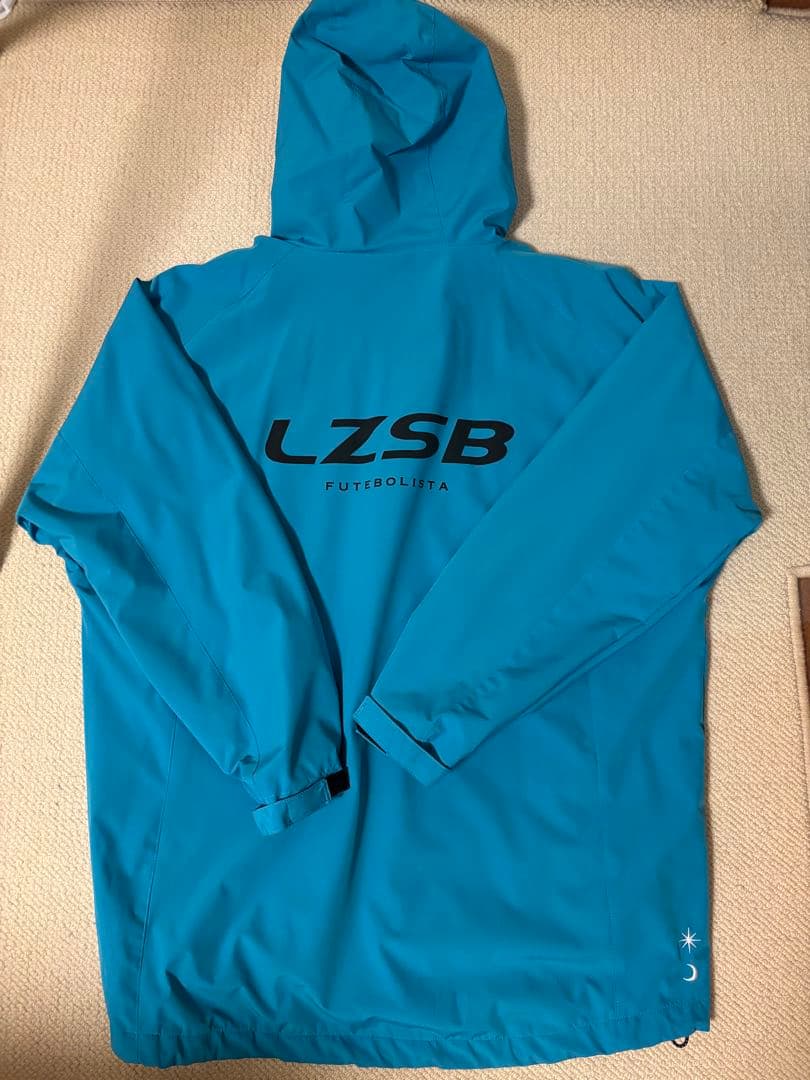 LZSB フード付きウィンドブレーカー 青