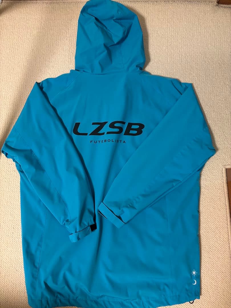 LZSB フード付きウィンドブレーカー 青