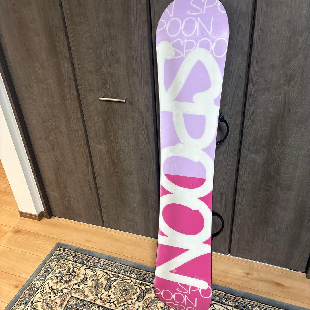 SPOON スノーボード マルチカラー 143cm ビンディング付き