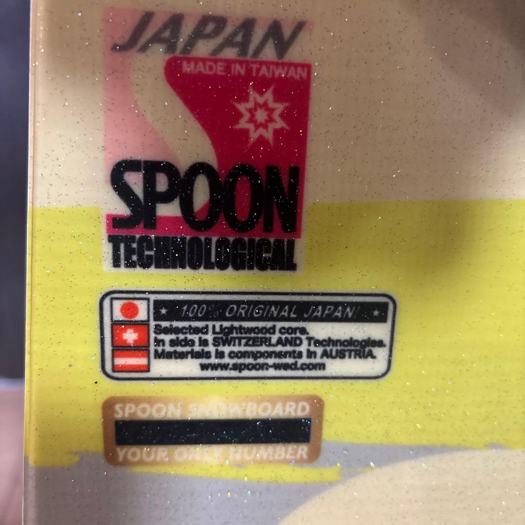 SPOON スノーボード マルチカラー 143cm ビンディング付き