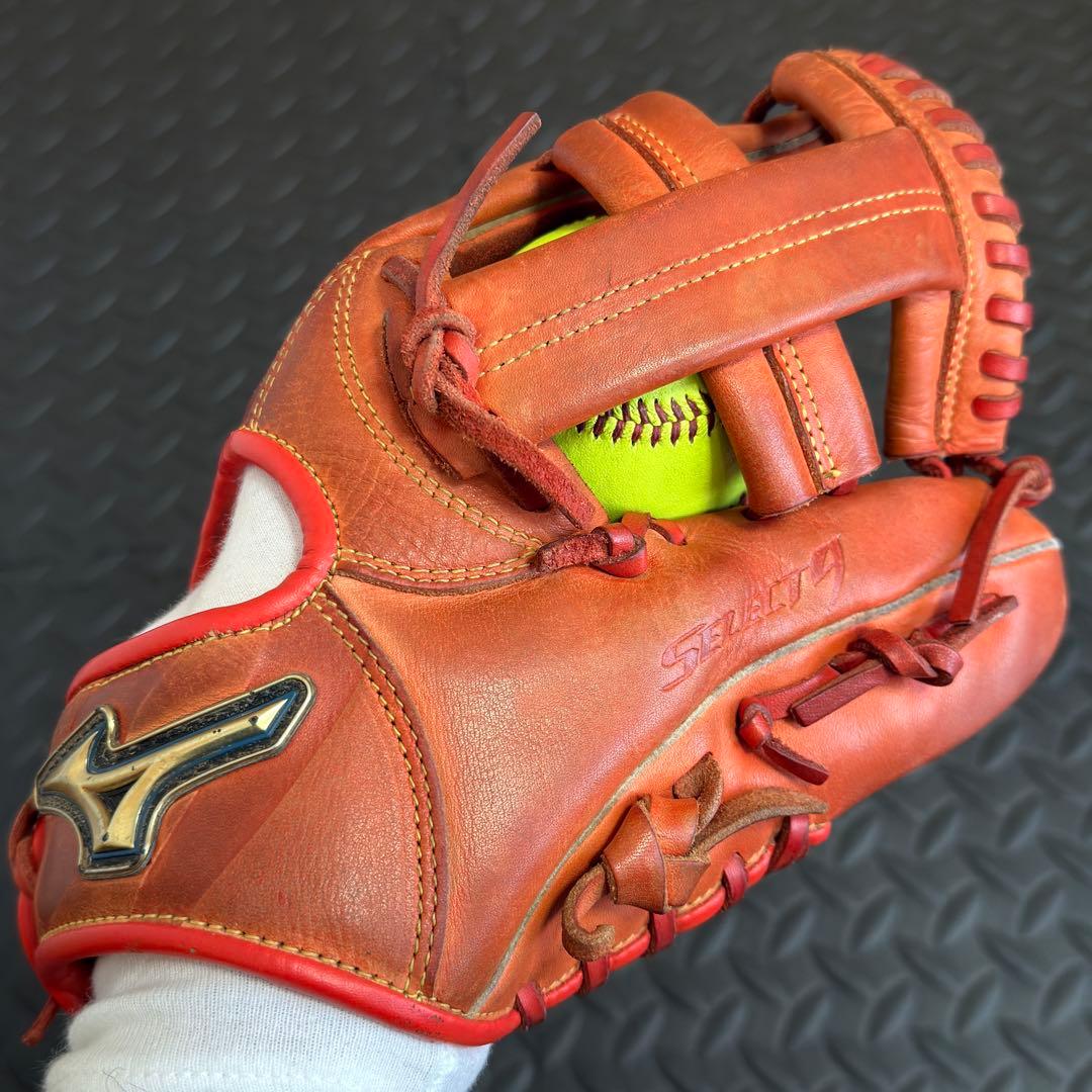 ミズノ セレクト 9 軟式少年用 グローブ Mサイズ 野球 右投げ