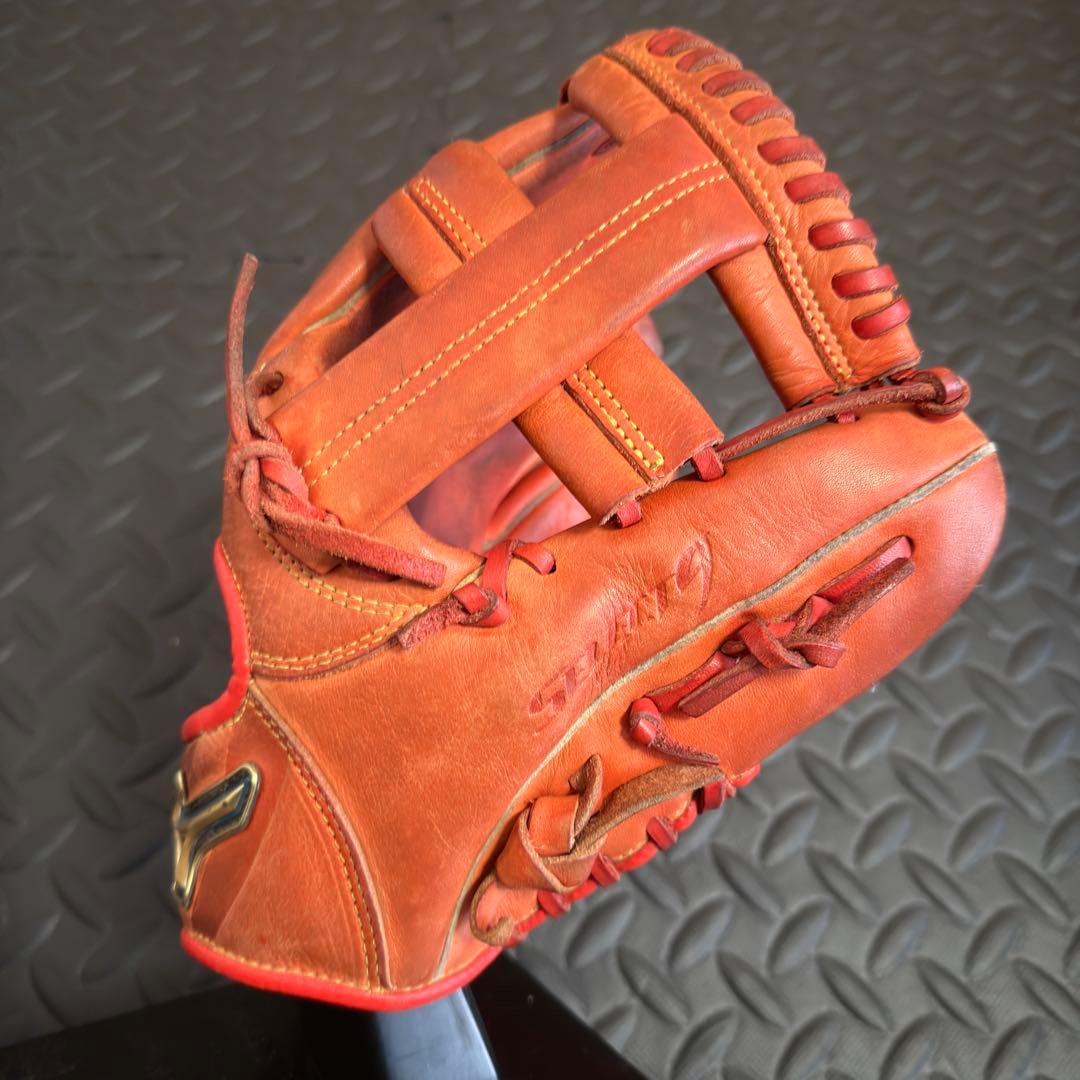 ミズノ セレクト 9 軟式少年用 グローブ Mサイズ 野球 右投げ