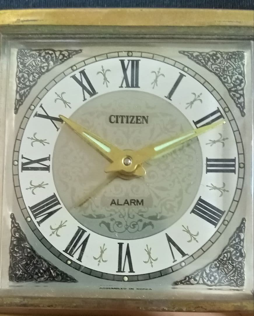 シチズン[CITIZEN] レトロ目覚まし時計　希少レア物　残り1台