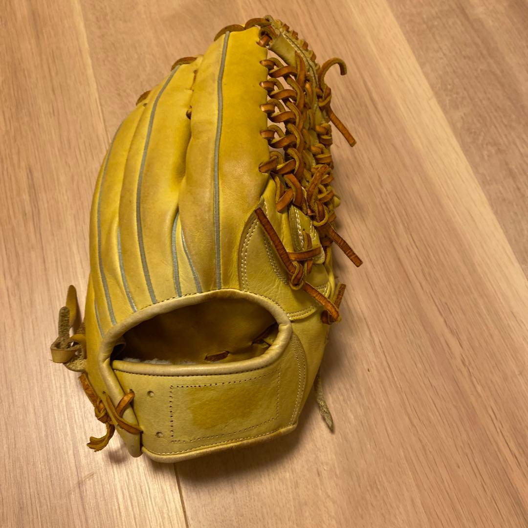 slugger 野球グローブ レザー イエロー