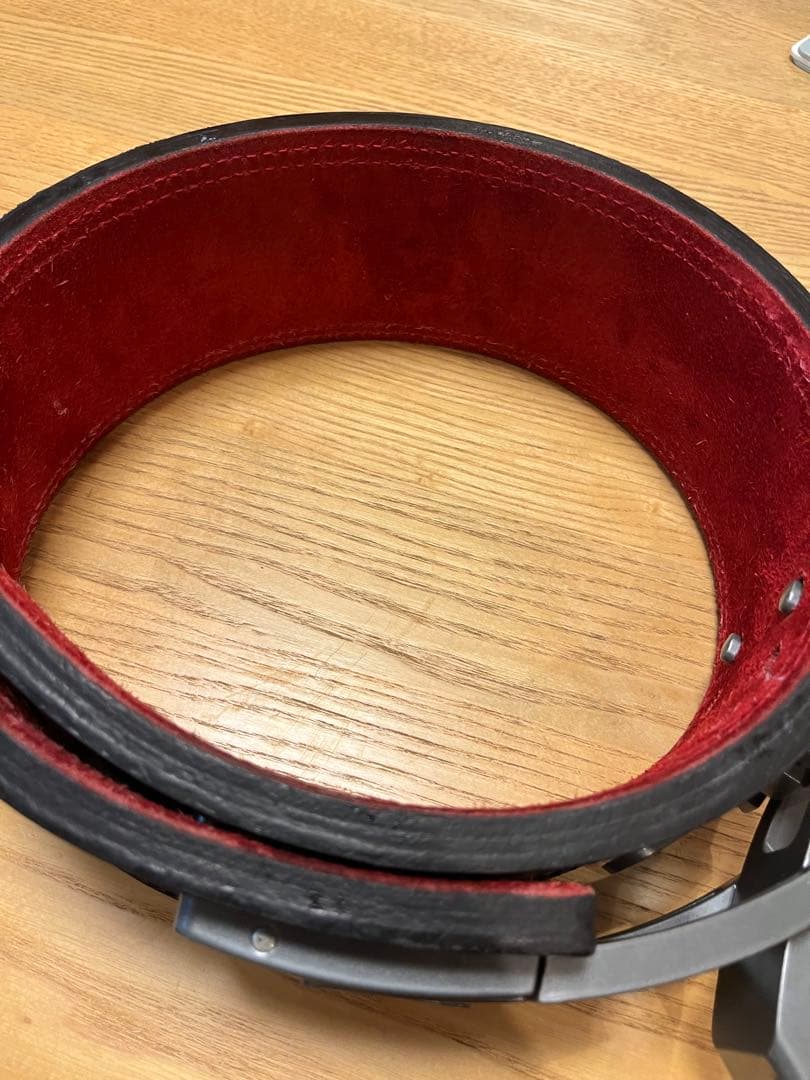 SBD POWERLIFTING ベルト 黒/赤 M 13mm