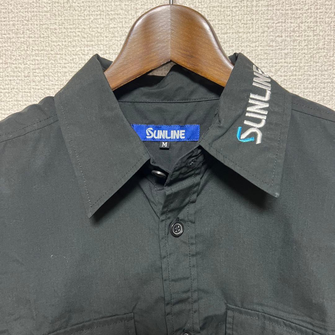 ✨美品　SUNLINE【サンライン】　黒シャツ　M サイズ✨