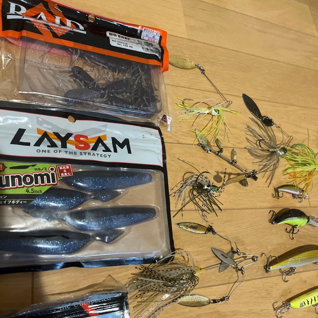バス釣り引退セット　まとめ売り　ワーム　ルアー