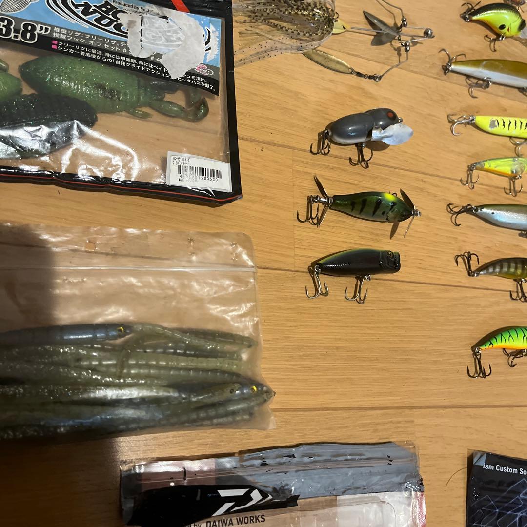 バス釣り引退セット　まとめ売り　ワーム　ルアー