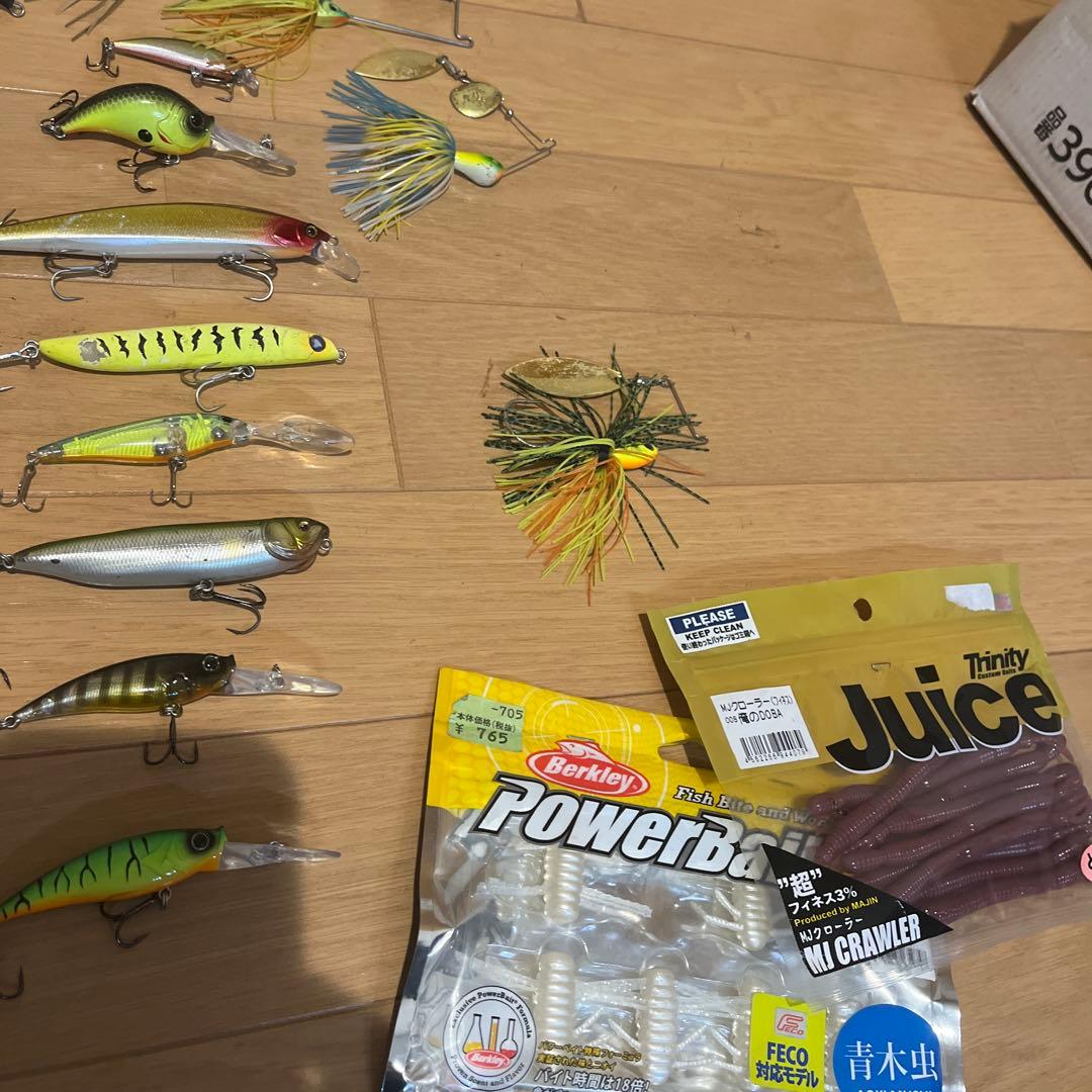 バス釣り引退セット　まとめ売り　ワーム　ルアー