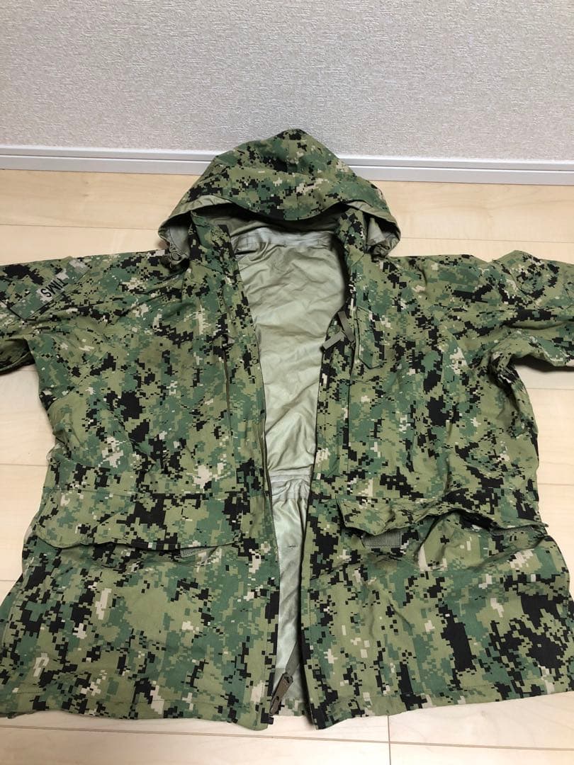じ*わ様 USN NWU パーカデジタルカモ 米軍放出品　ゴアテックス AOR2