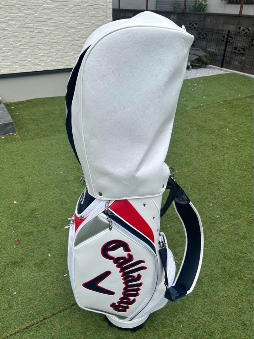 Callaway キャディバッグ ホワイト/レッド