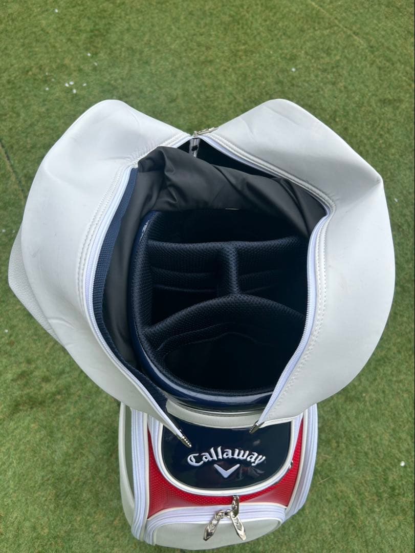 Callaway キャディバッグ ホワイト/レッド
