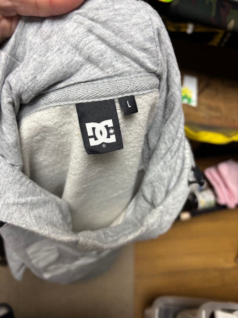 DC パーカー グレー Lサイズ