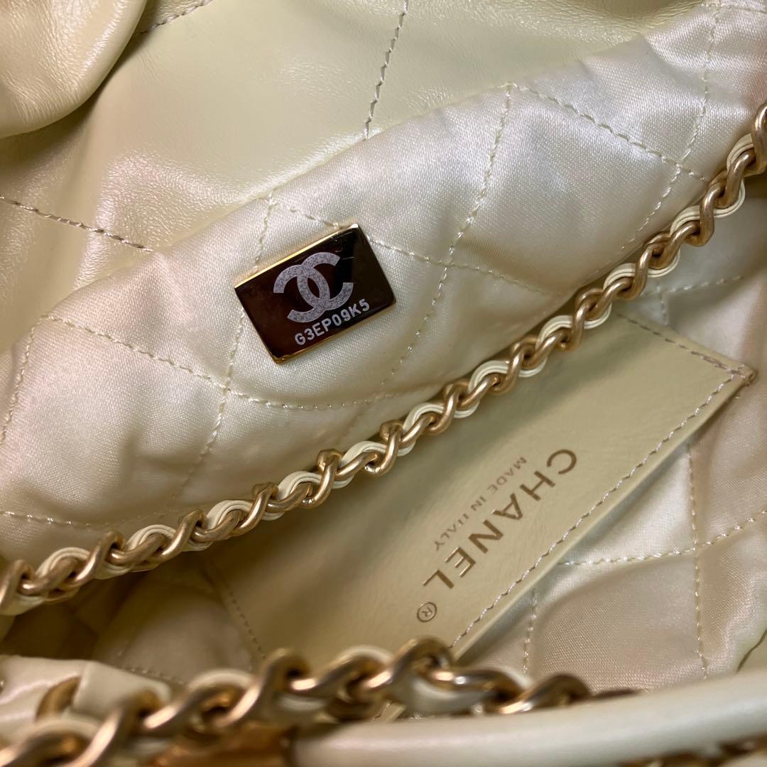 付属品付CHANEL yellow2wayバッグ