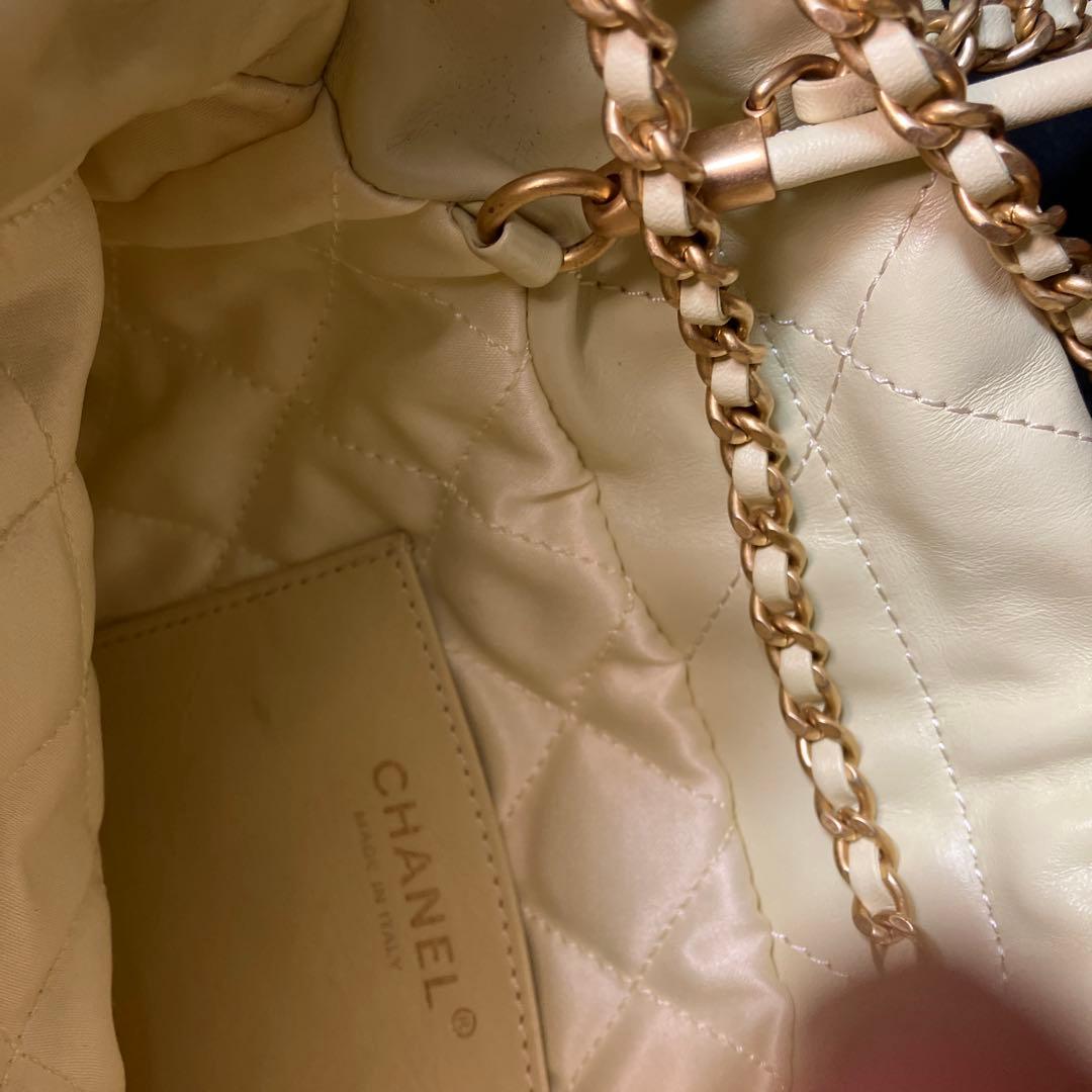付属品付CHANEL yellow2wayバッグ