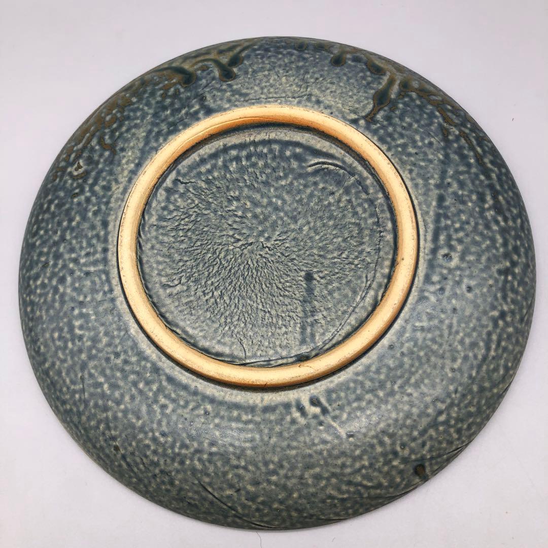 美濃焼寿山三島模様陶器お皿プレート24cm渦巻き&お花柄岐阜伝統工芸食器