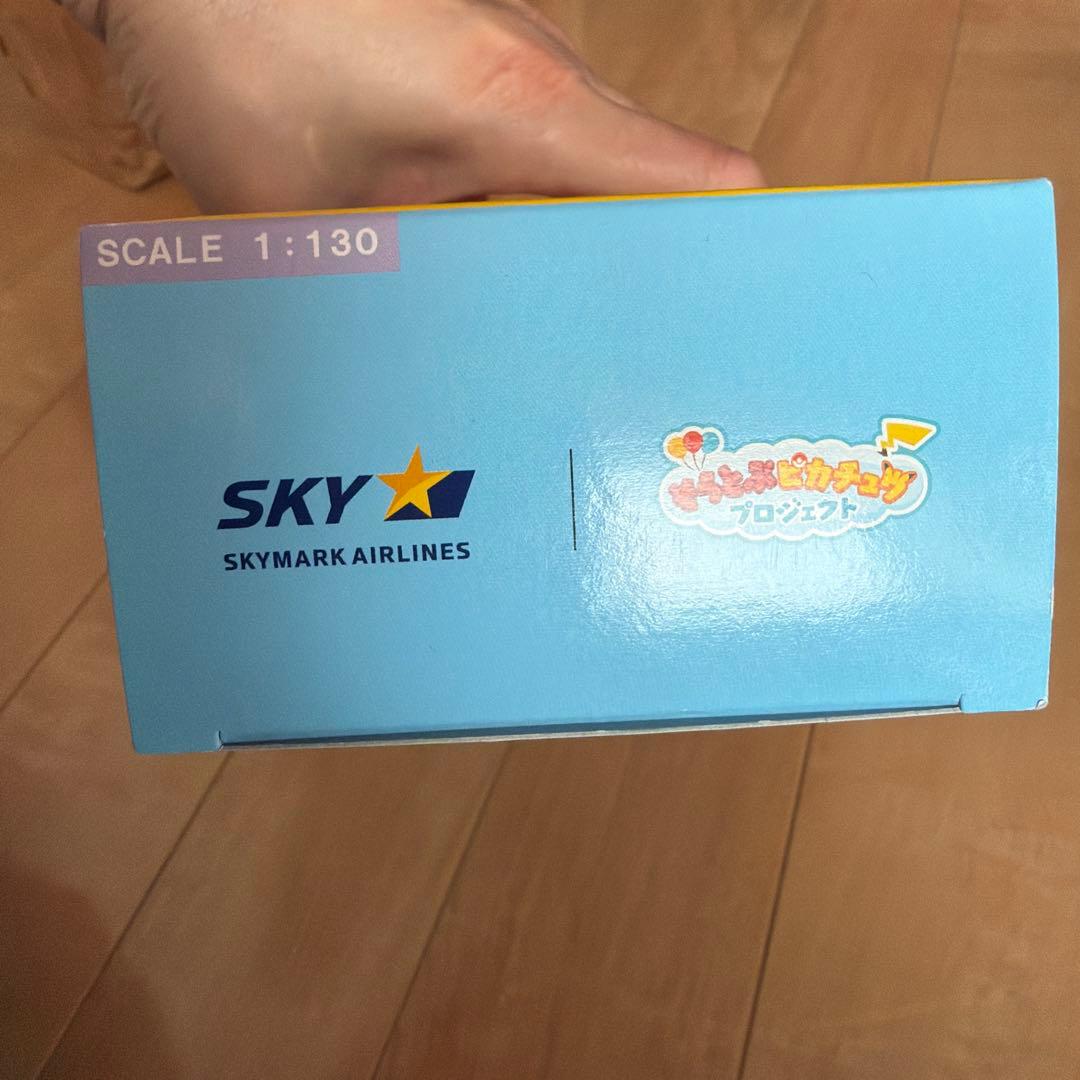 ピカチュウジェットボーイング737-800プラモデルscale1:130匿名配送