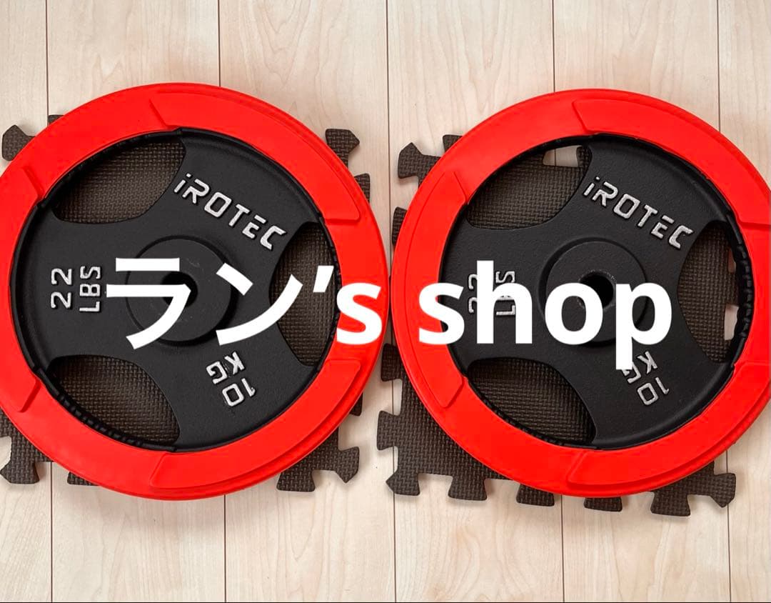 IROTEC（アイロテック）ラバー プレート 10KG【2枚】　人気商品です！