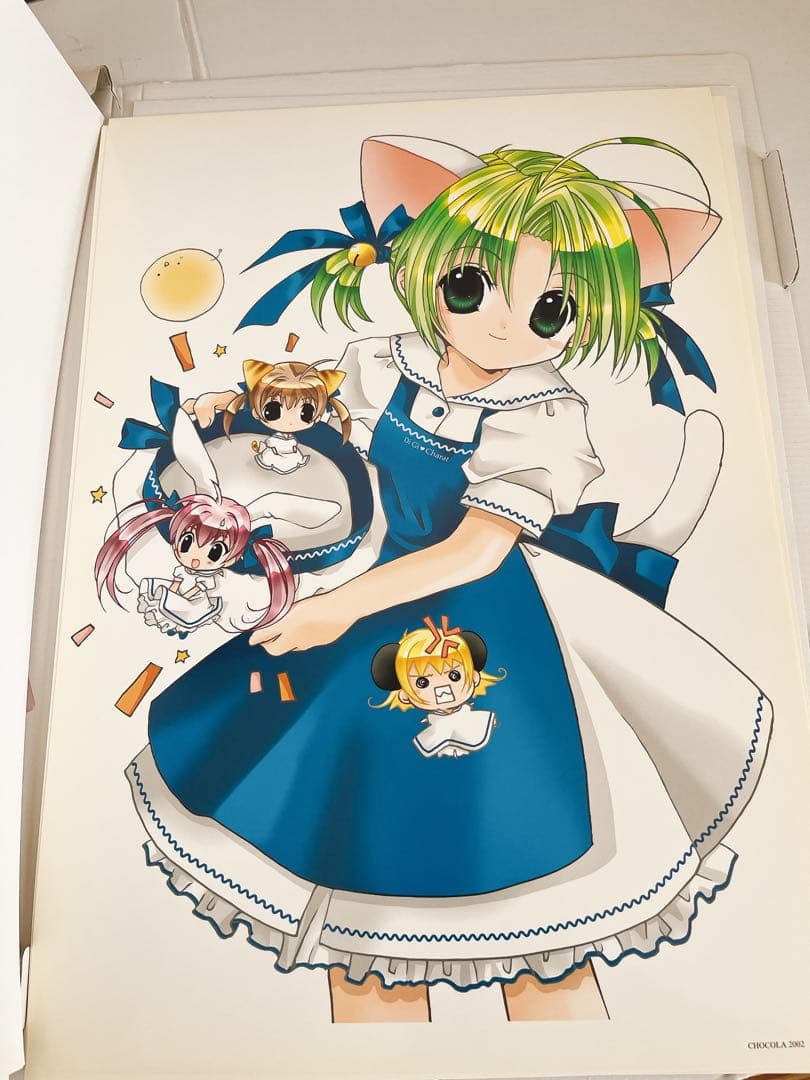 デ・ジ・キャラットCHOCOLA 2002画集＋クリアポスターセット