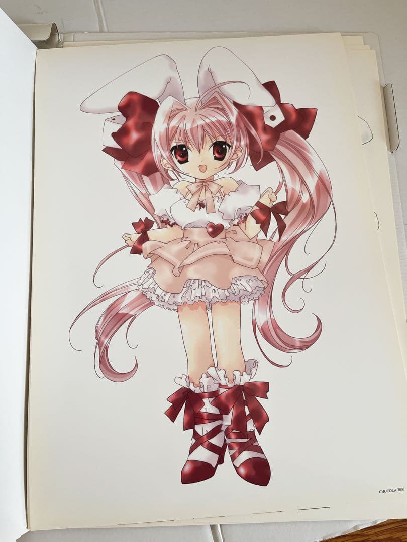 デ・ジ・キャラットCHOCOLA 2002画集＋クリアポスターセット