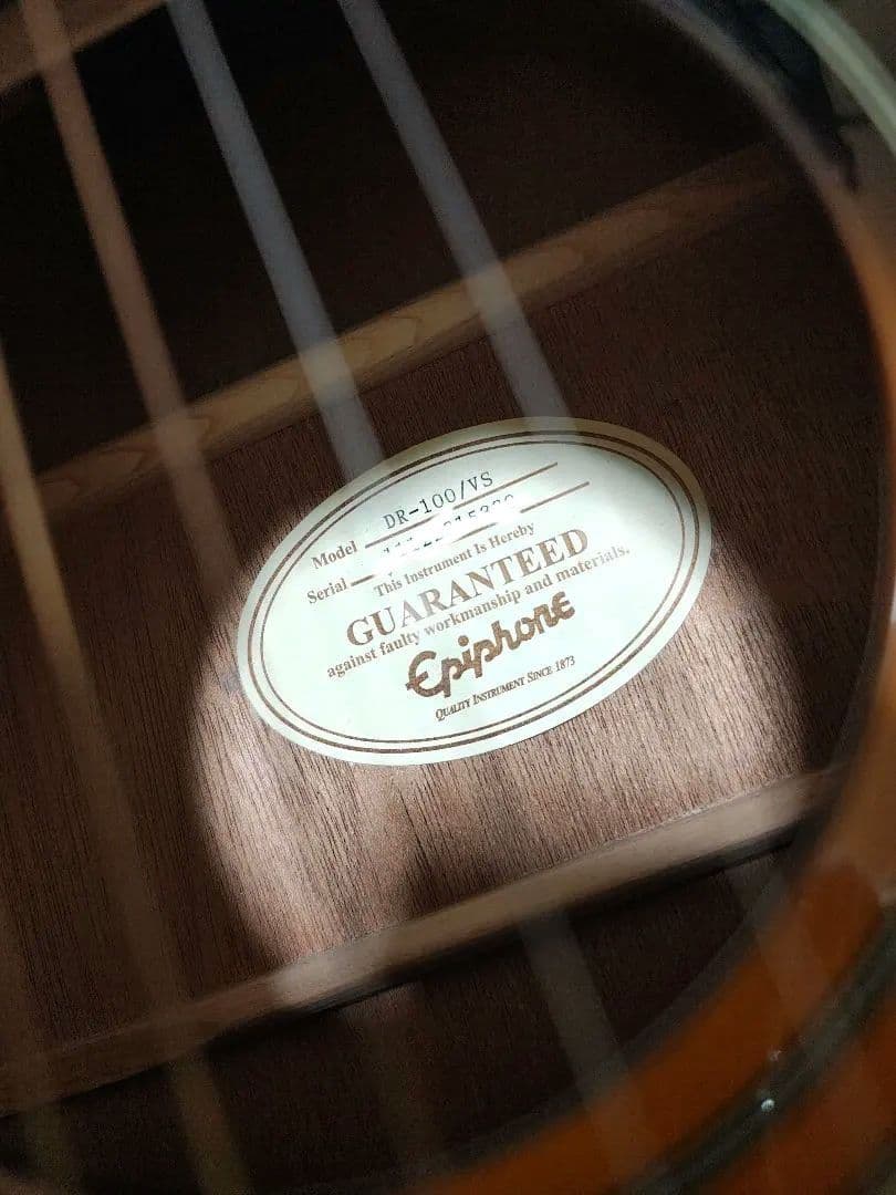 Epiphone DR-100 VS/ほぼ未使用品/ソフトケース付属