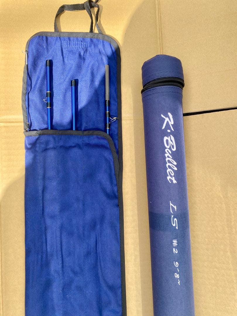 K.Bullet フライロッド 収納ケース付き