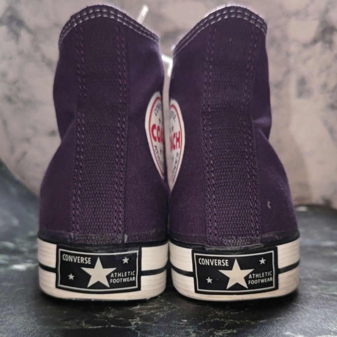 だっふぃ様　CONVERSE ADDICT COACH HI パープル