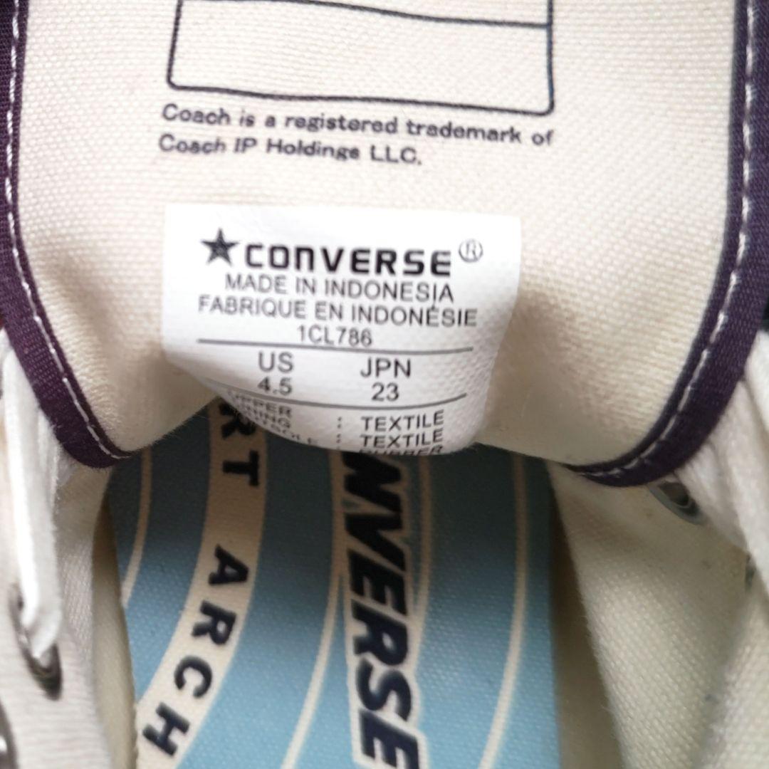 だっふぃ様　CONVERSE ADDICT COACH HI パープル