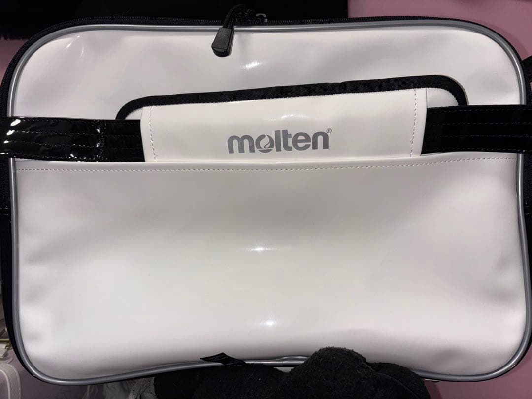 エナメルバッグ molten 白