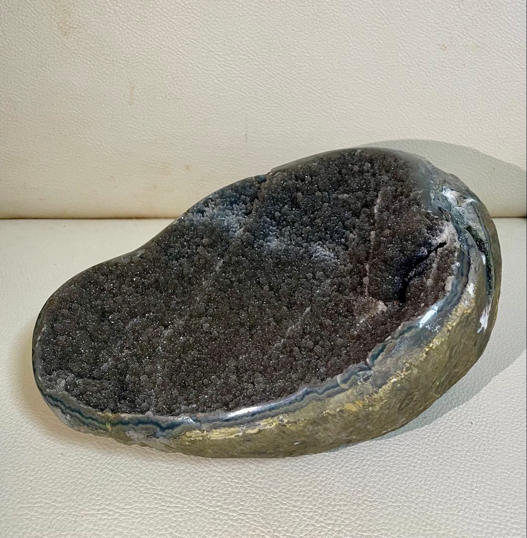 ドゥルージー水晶 ドーム シュガー クリスタル グリーンアメジスト 約2.5キロ