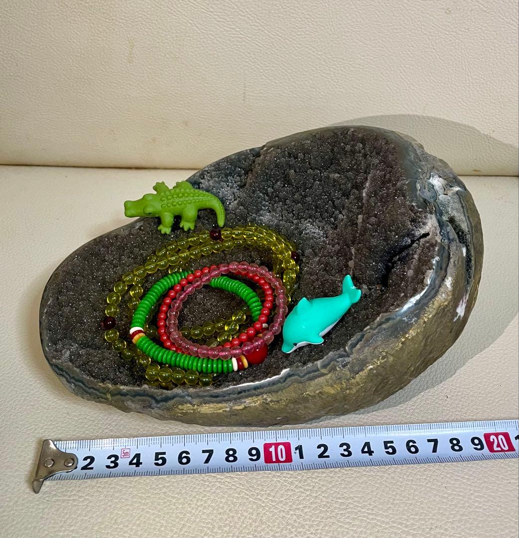 ドゥルージー水晶 ドーム シュガー クリスタル グリーンアメジスト 約2.5キロ