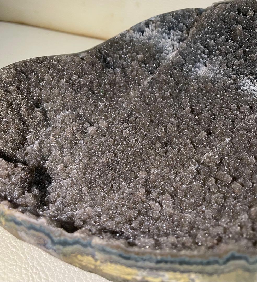 ドゥルージー水晶 ドーム シュガー クリスタル グリーンアメジスト 約2.5キロ