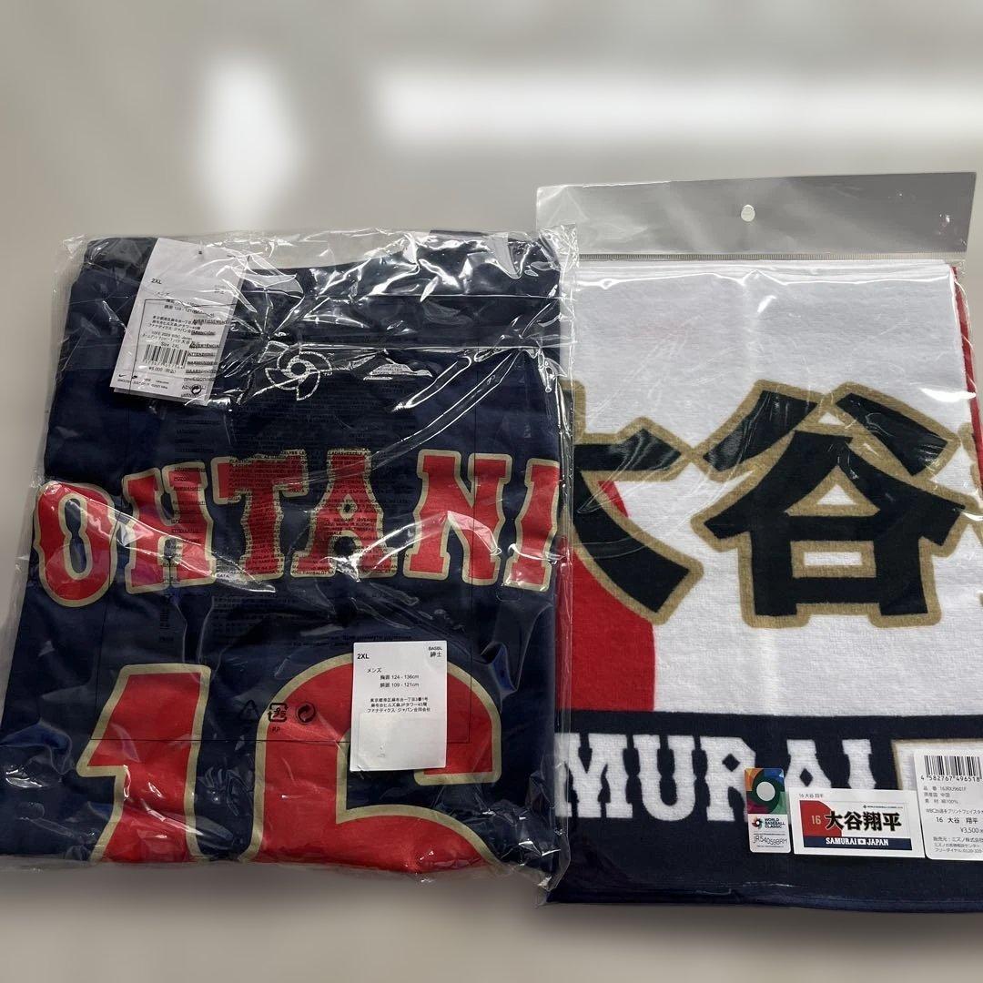 公式大谷翔平 ユニフォーム Tシャツ16 タオルセット WBC 2026 ミズノ