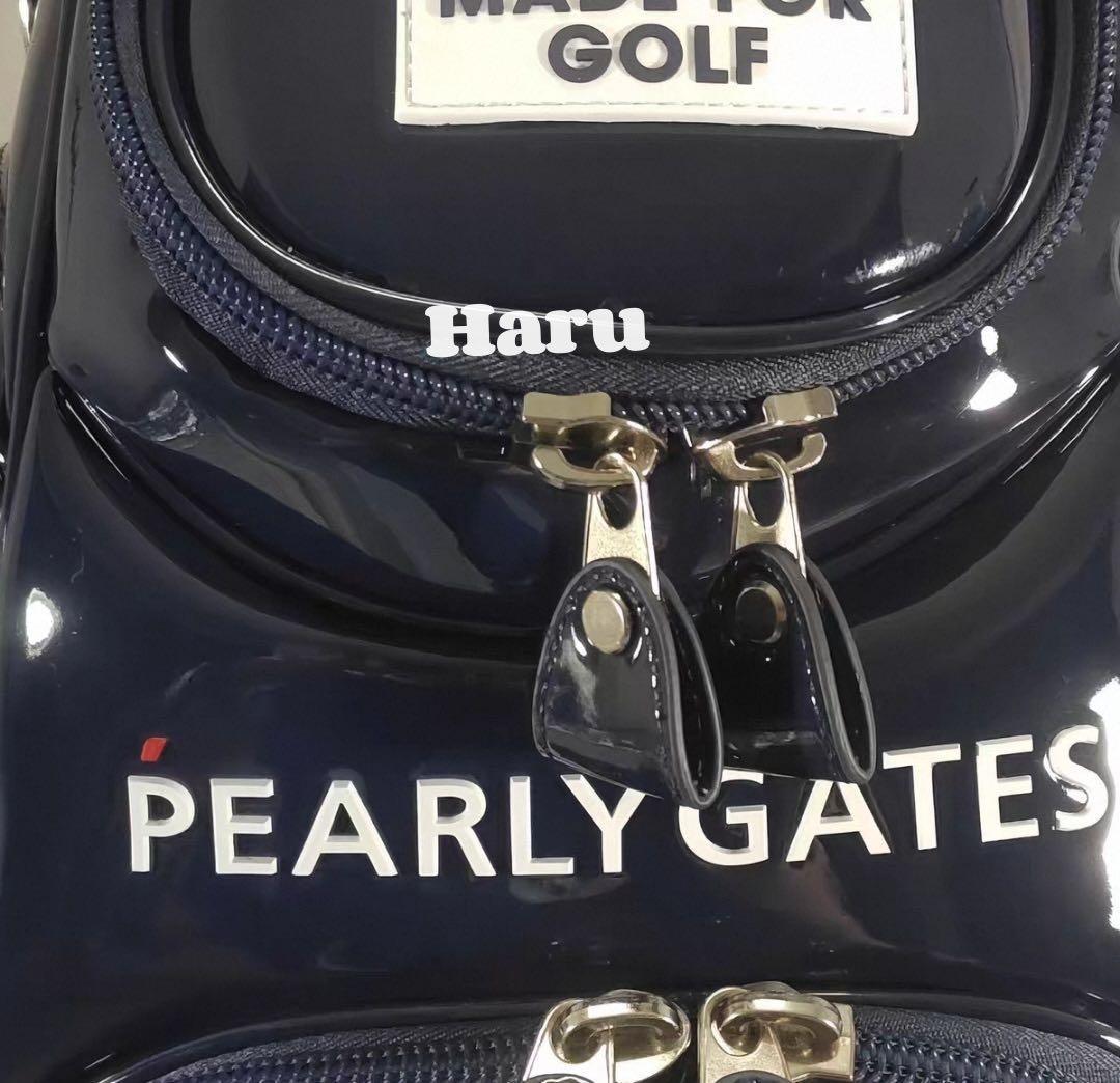 美品 PEARLY GATES キャディバッグ ネイビー