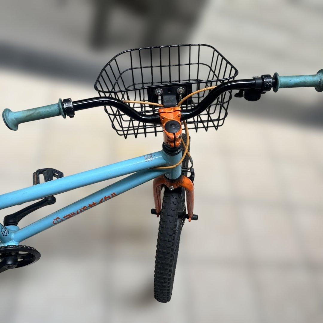 ヨツバサイクル22インチ ラムネブルー 子供自転車　大阪引き取り限定