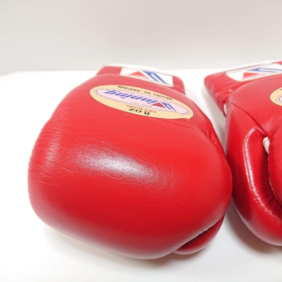 winning ウイニング ボクシンググローブ 8oz 赤 MS-200