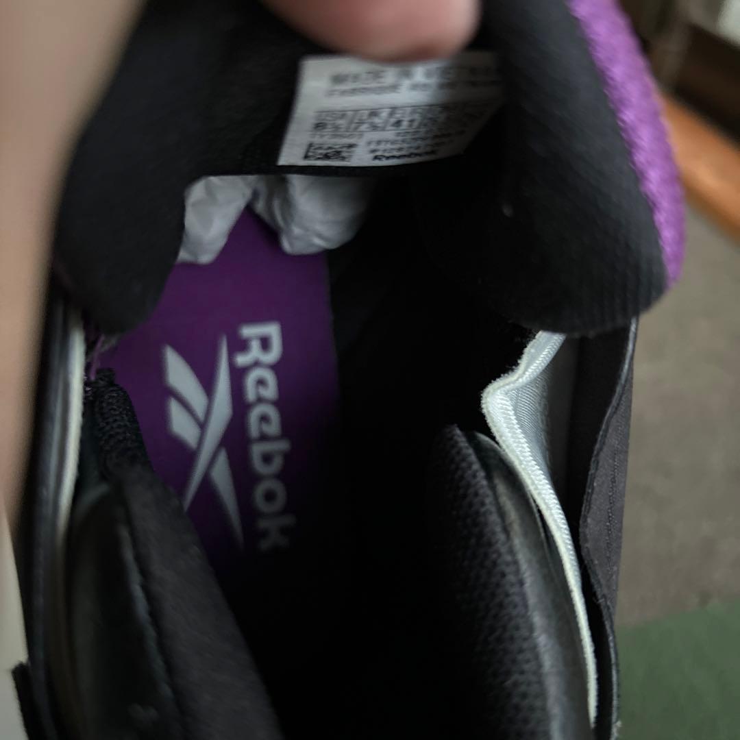 最終値下げReebokインスタポンプヒューリーゾーン 紫×黒