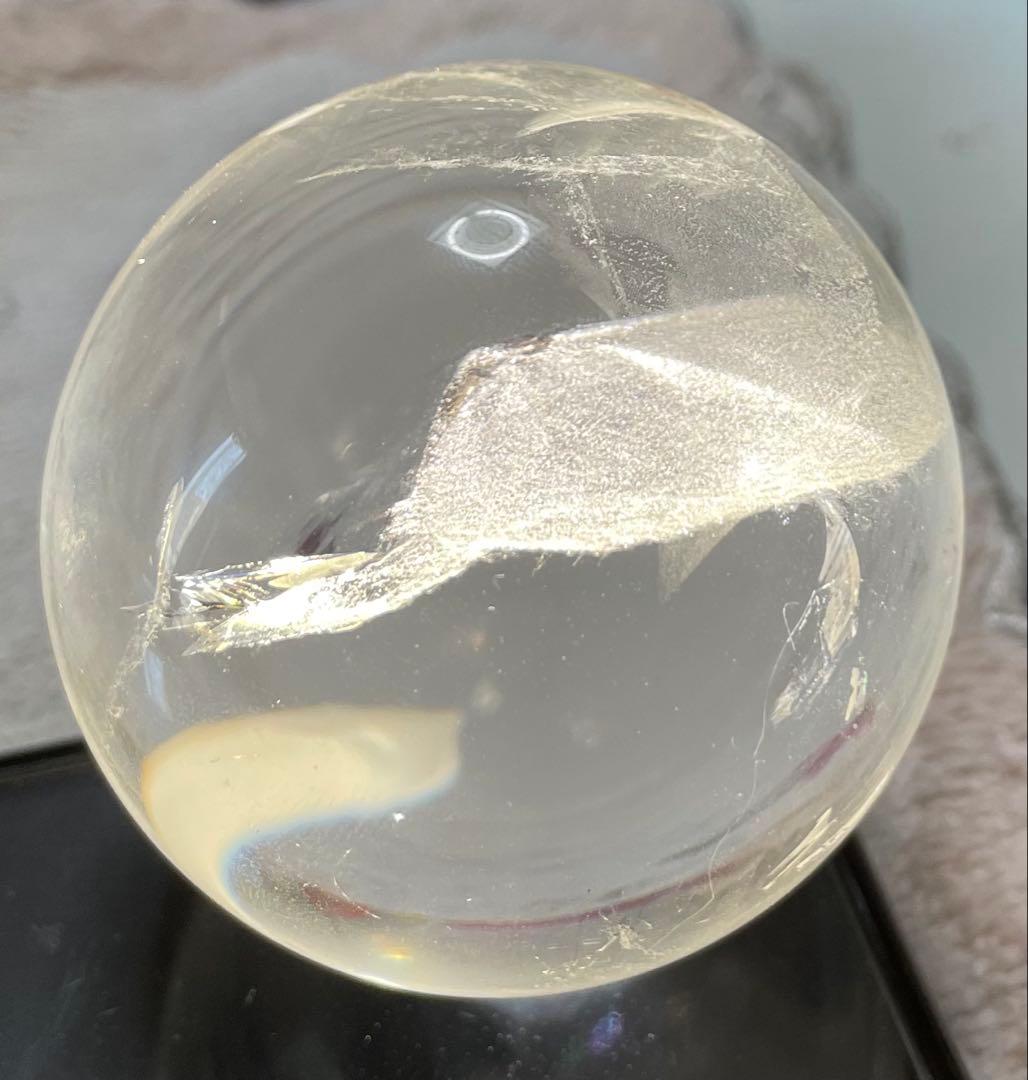 まとめ購入アイリスクォーツ 虹入 クリスタル 水晶丸玉 レインボー 魔除 開運