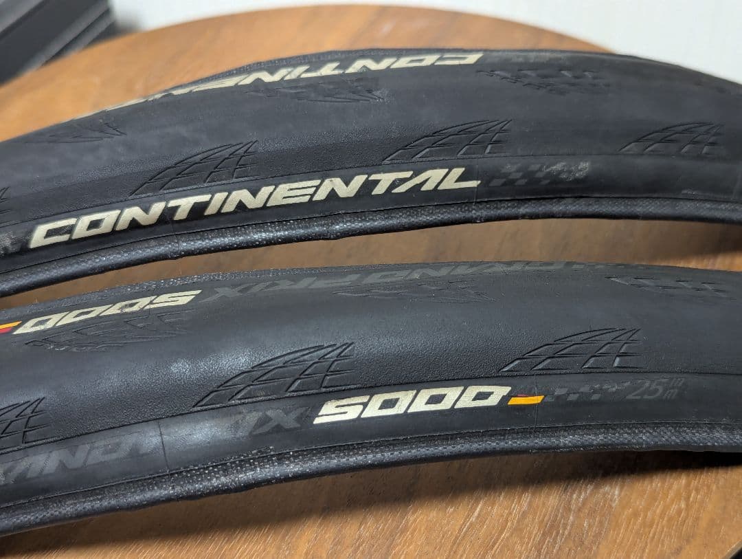 CONTINENTAL 5000 25C クリンチャータイヤ 2本セット