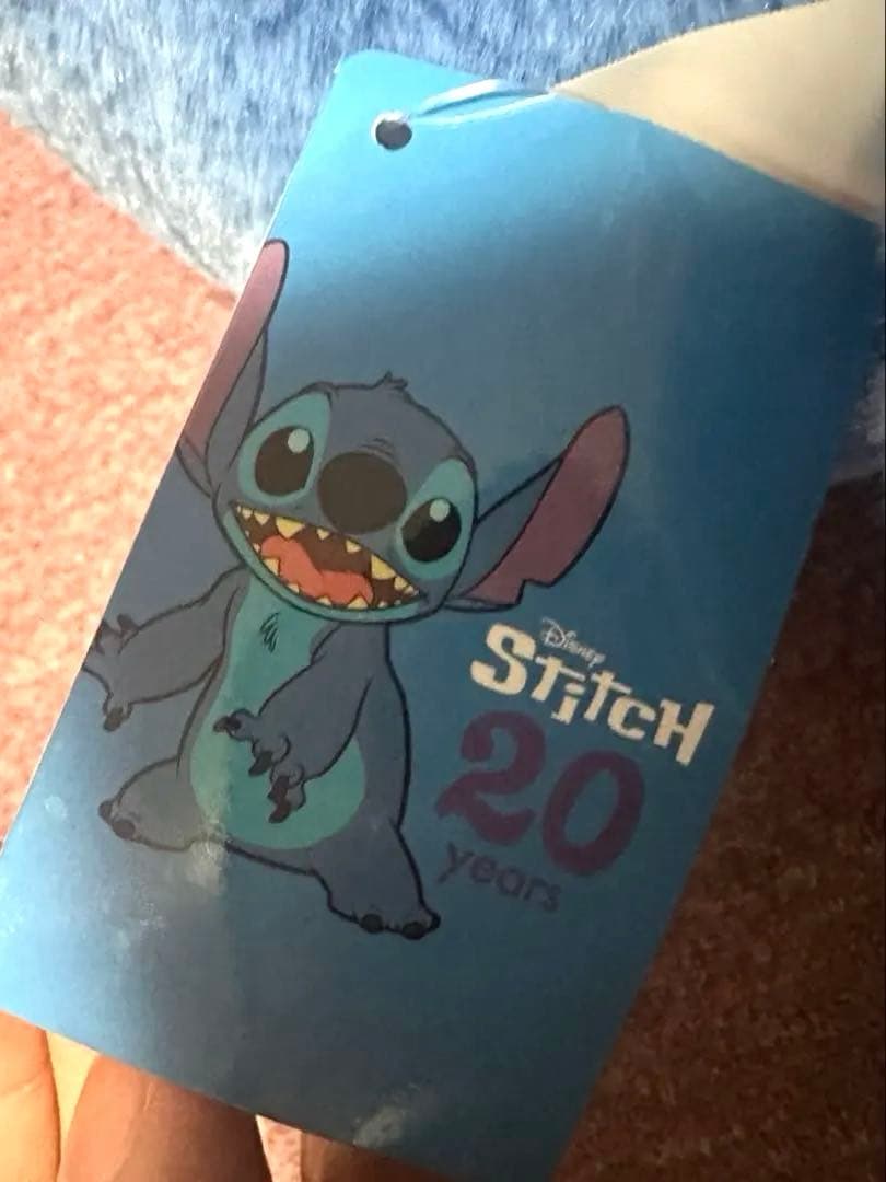 Disney 20周年記念 特大スティッチ スクランプ ぬいぐるみ お座り