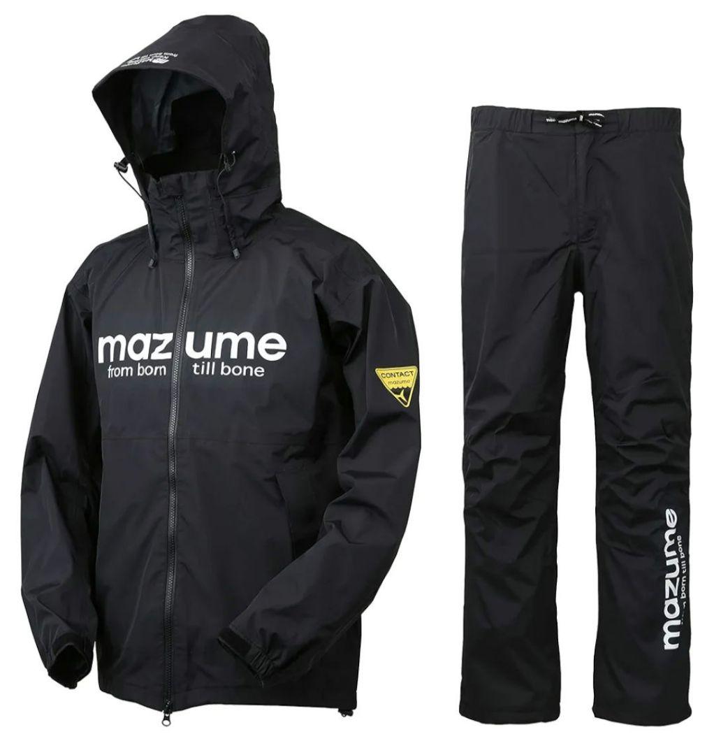 mazume コンパクトレインスーツ MZRS-596-03 ブラック XL